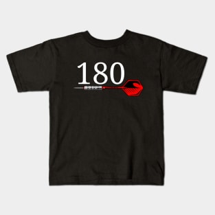 Perfect Score Darts Tee - "180" Maximum Throw Shirt Kids T-Shirt